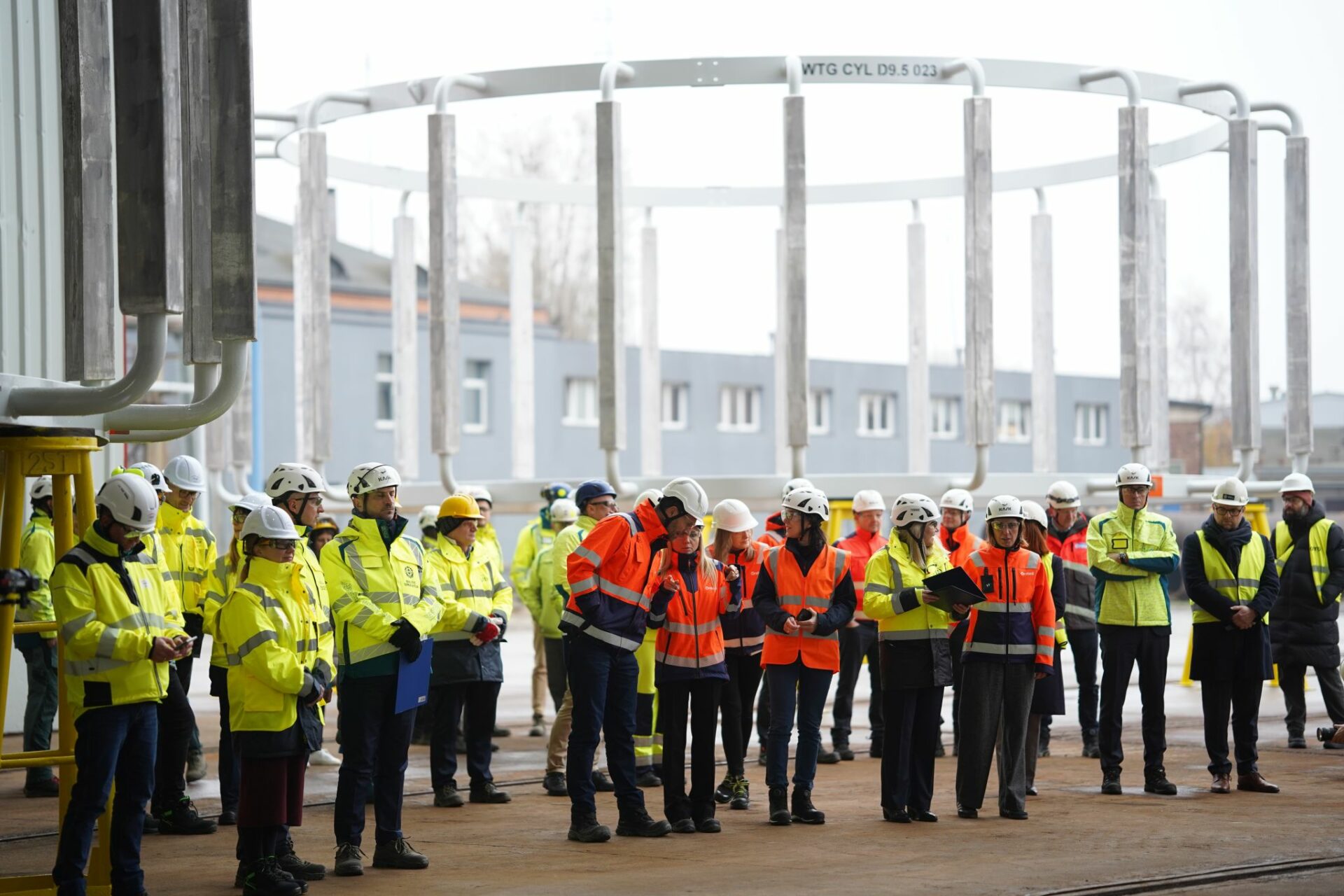 Pracownicy Grupy Przemysłowej Baltic