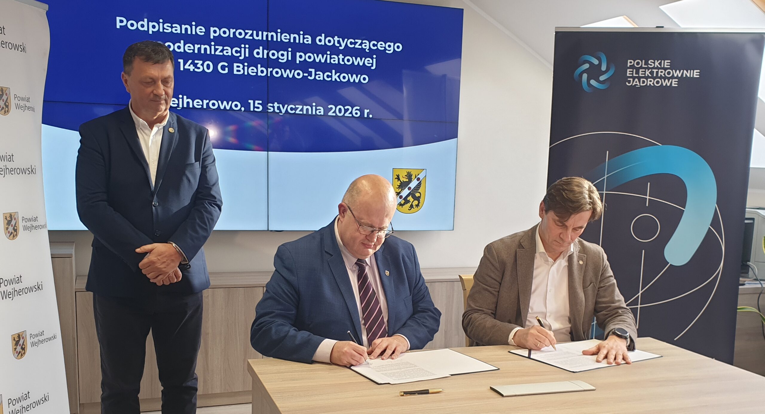 odpisanie porozumienia dotyczącego drogi powiatowej 1430G